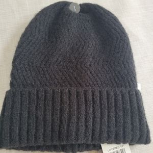 INC Woman's or Men's Black Knit Beanie, NWT One Size